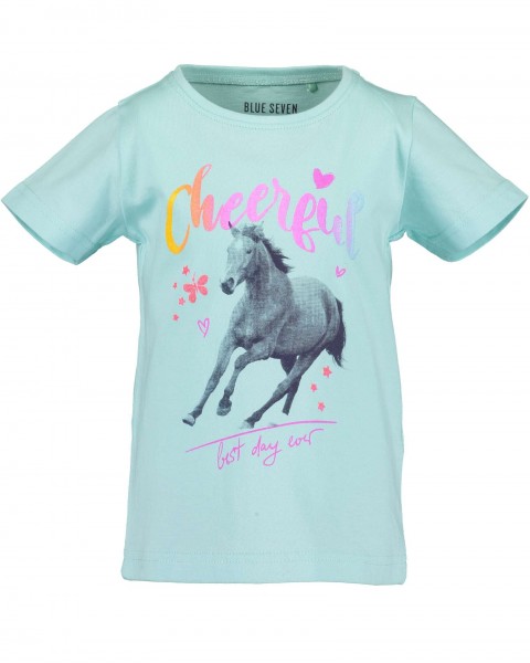Blue Seven | T-Shirt | Pferd | Aqua