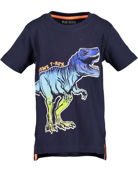 Blue Seven | T-Shirt | Dinosaurier | Nachtblau